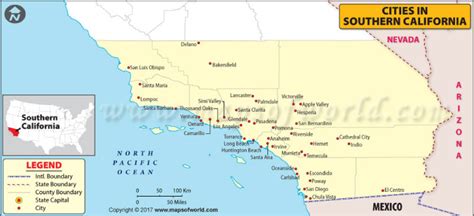 Top Cities in Southern California .
